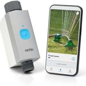 Rachio Smart Hose Timer (1 Valve Only) – App-Controlled Outdoor Faucet Timer, Quick Install & Scheduling, Expandable System - Requires WiFi Hub : Patio, Lawn & Garden